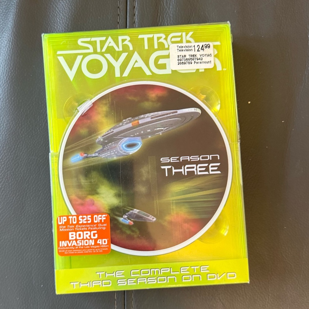 Star Trek Voyager Season Three DVD - Yellow